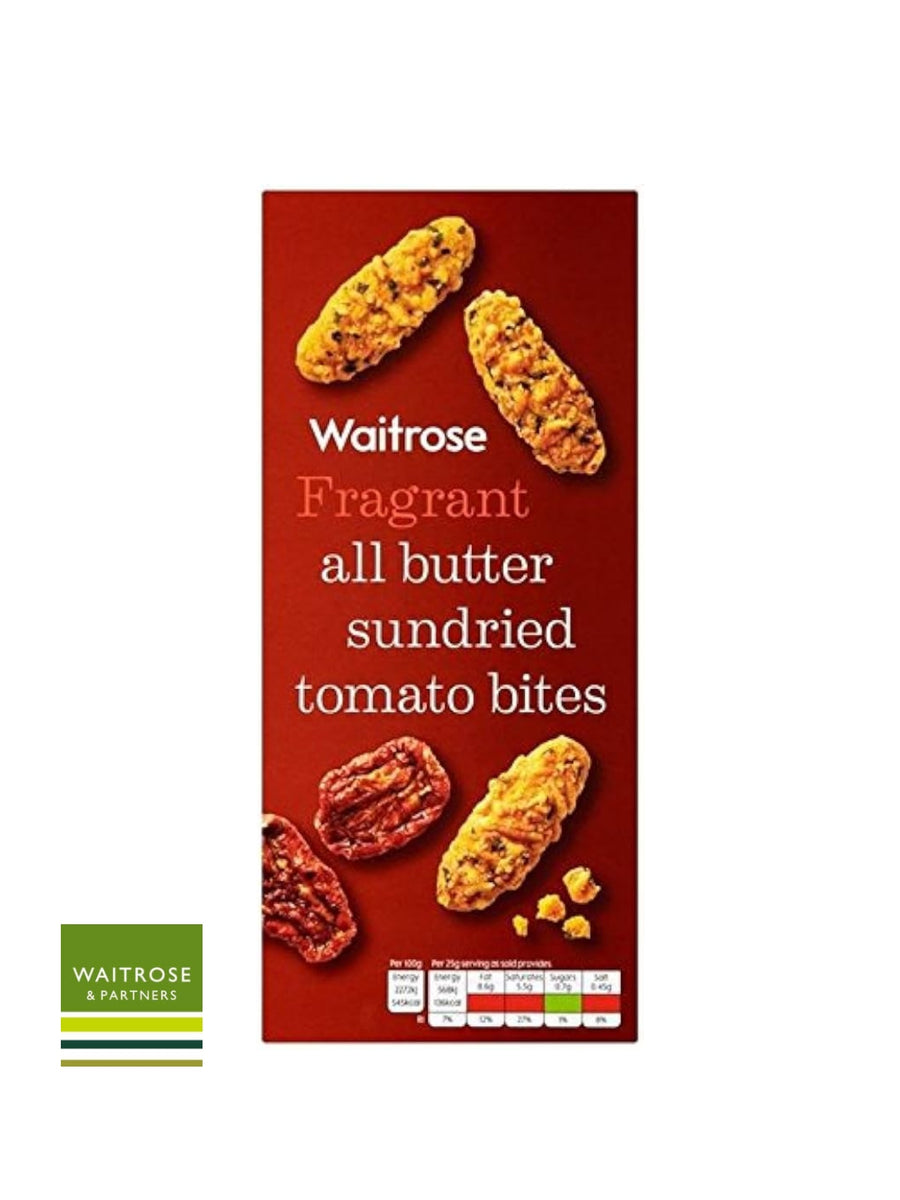 WAITROSE ALL BUTTER SUN DRIED TOMATO BITE 100G B.I.G. Publika